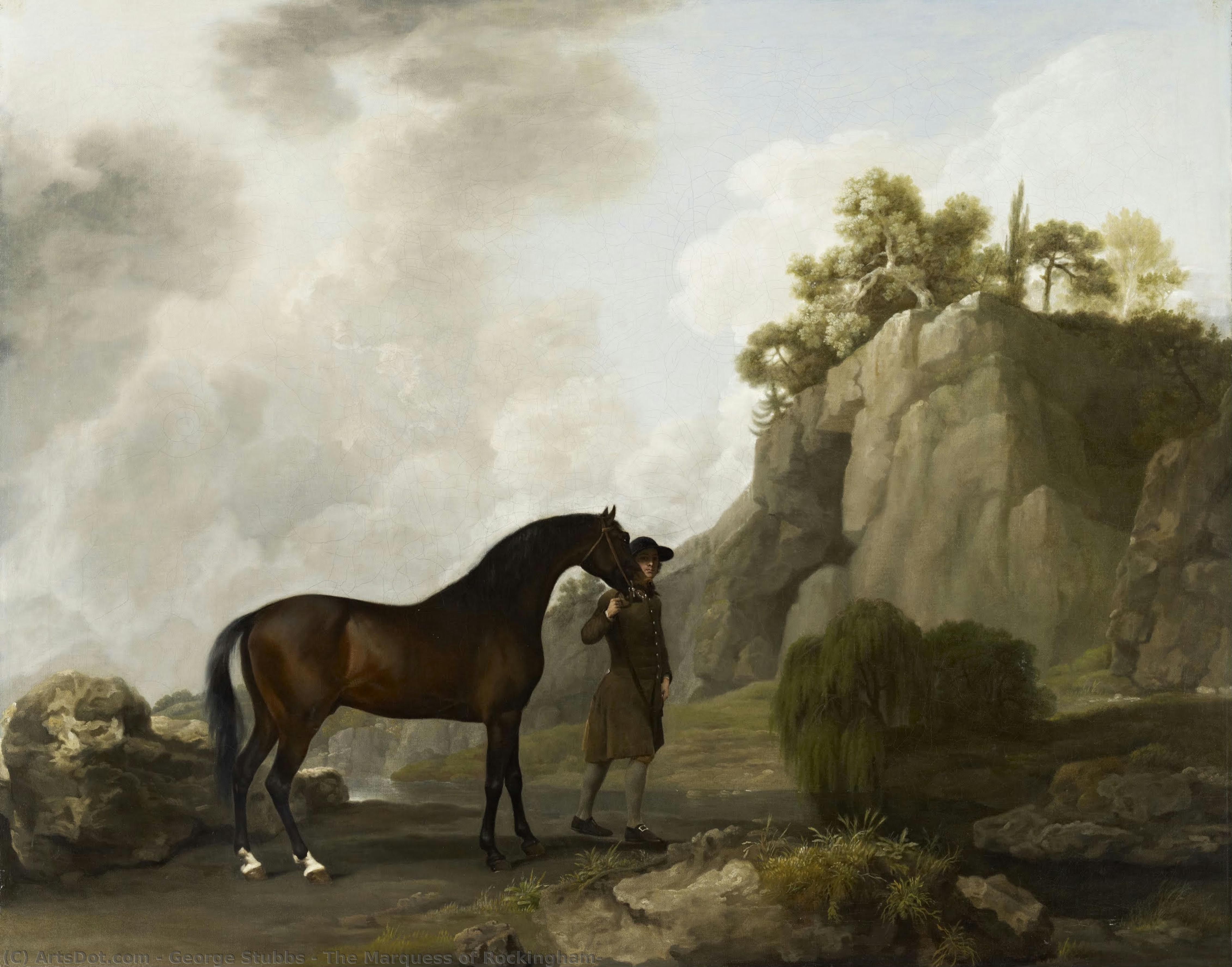 The Marquess Of Rockingham — George Stubbs