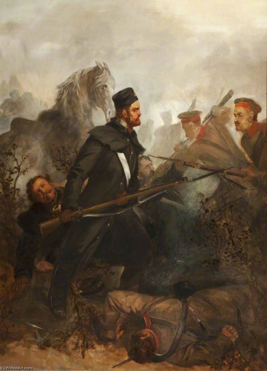 Private John Mcdermond, 47th Regiment Of Foot, Winning The Victoria Cross, Battle Of Inkerman, 5 November 1854 — Chevalier Louis William Desanges