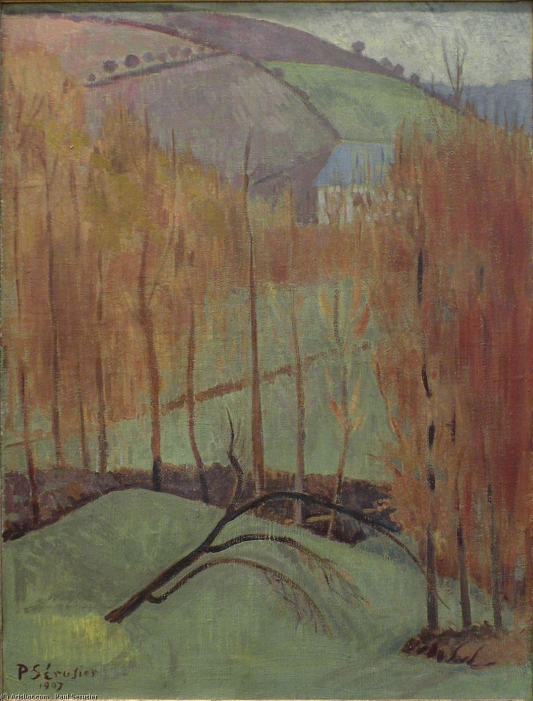 La Colina De Los Plátanos — Paul Sérusier