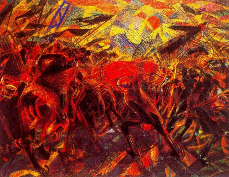 Funeral Of The Anarchist Galli — Carlo Carrà