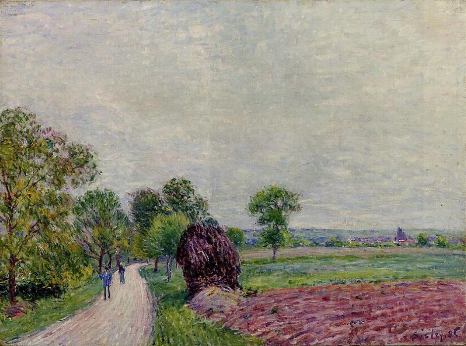 Countryside Near Moret — Alfred Sisley