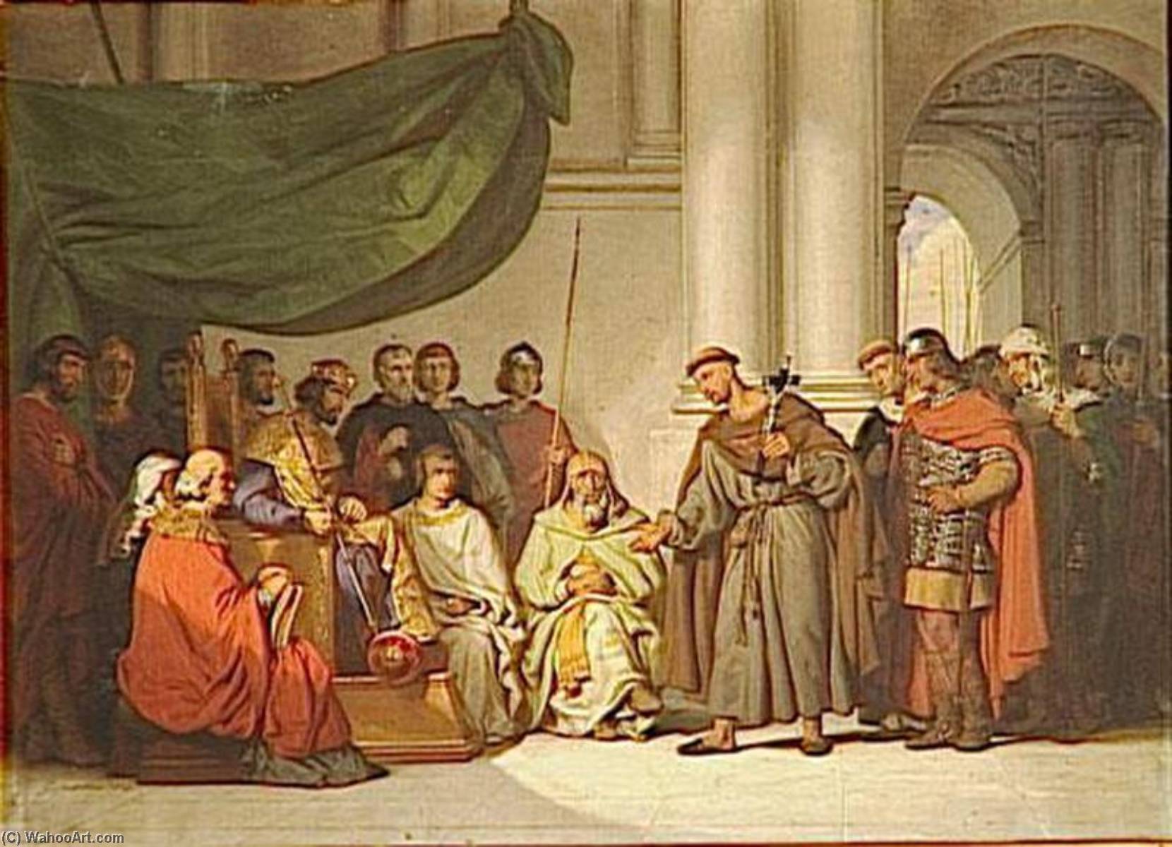 Alexis Comnene Recoit A Constantinople Pierre L'ermite.1096 — Gillot Saint Evre