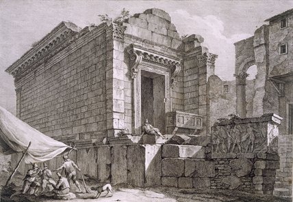 View Of The Temple Of Aesculapius, From 'ruins Of — Robert Adam