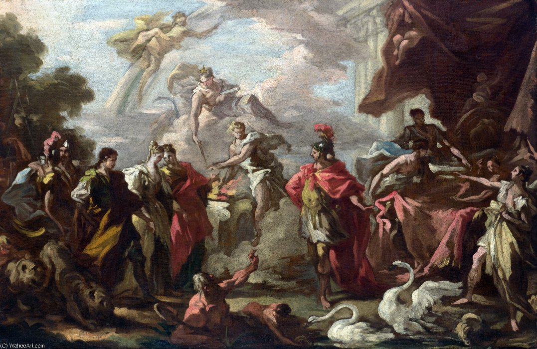 An Allegory Of The Marriage Of The Elector Palatine — Giovanni Antonio Pellegrini