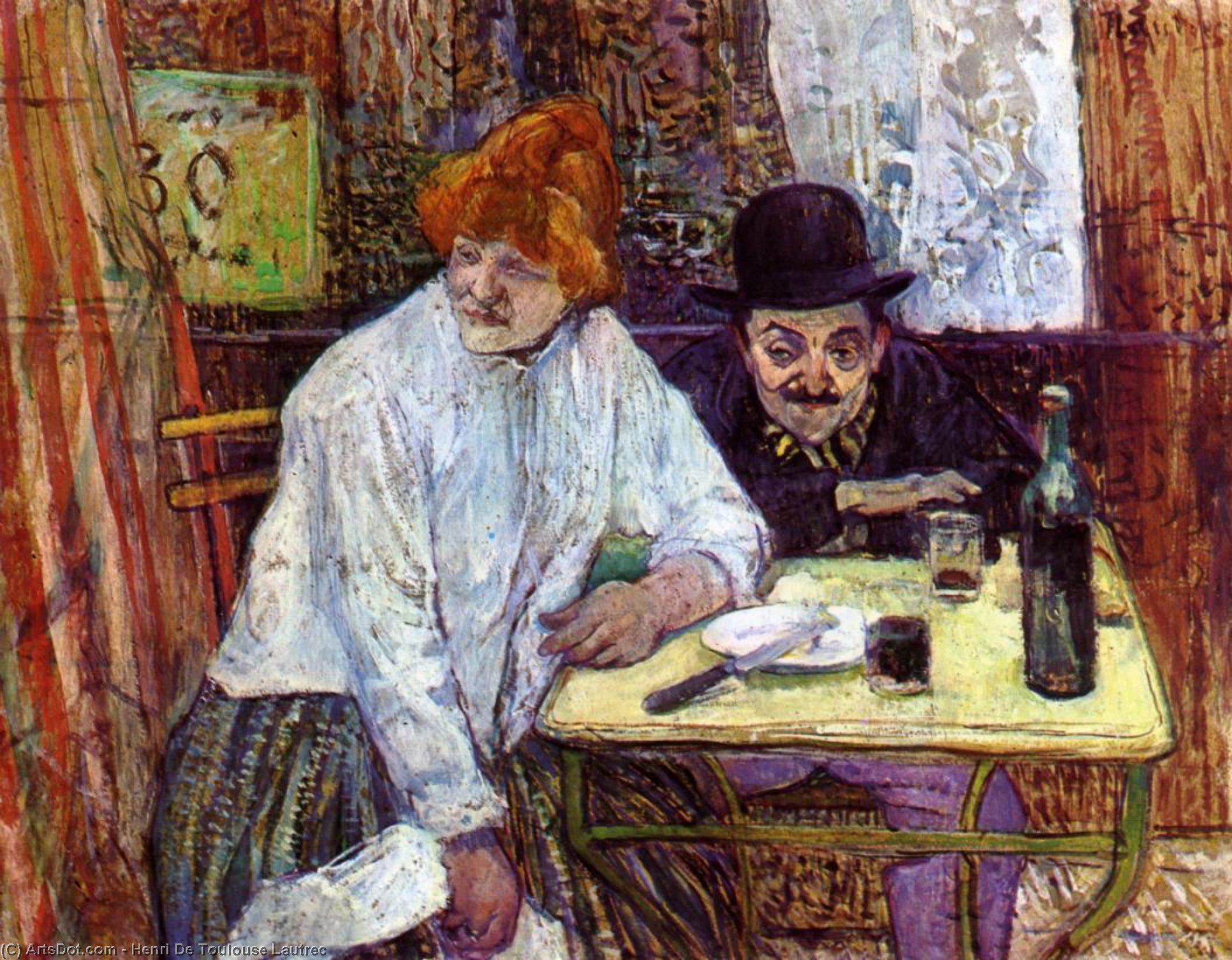 The Last Crumbs (also Known As A La Mie) — Henri De Toulouse-lautrec