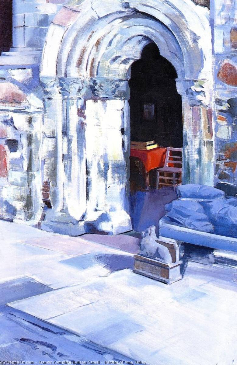 Interior Of Iona Abbey — Francis Campbell Bolleau Cadell