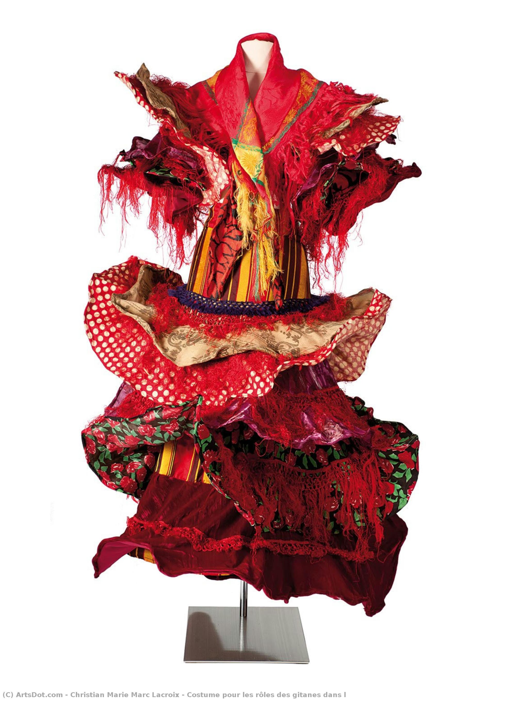 Costume Pour Les Rôles Des Gitanes Dans L — Christian Marie Marc Lacroix