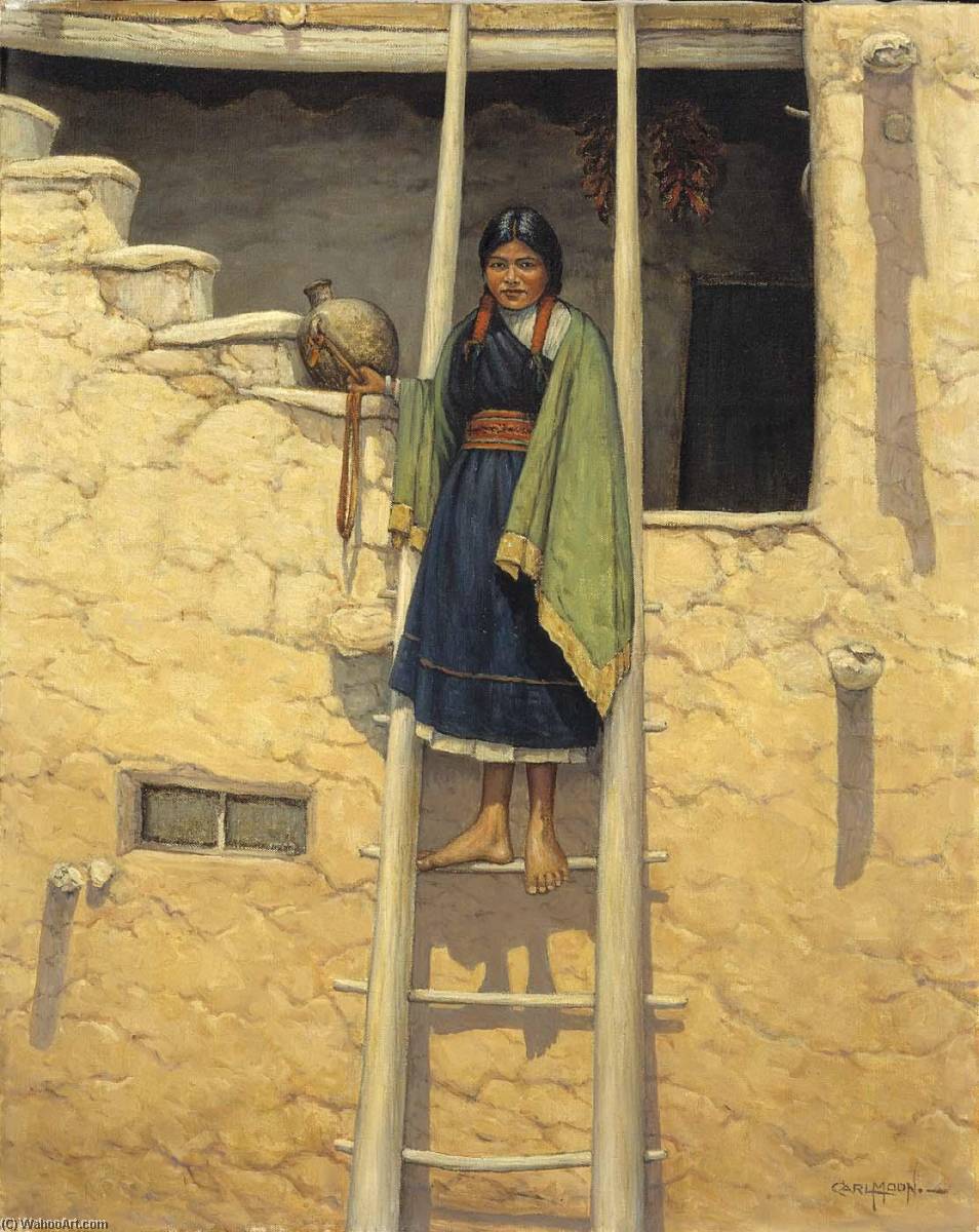 Hopi Stairway — Carl Moon