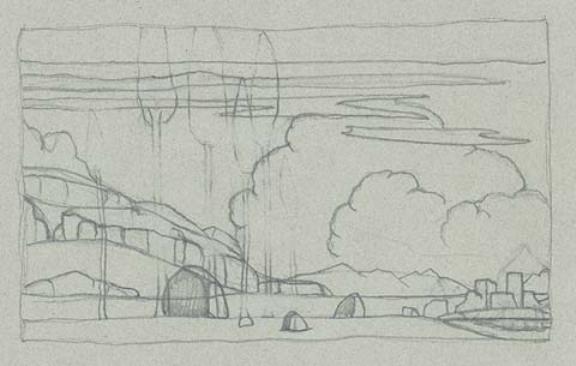 Composition Sketch — Николай Константинович Роерих