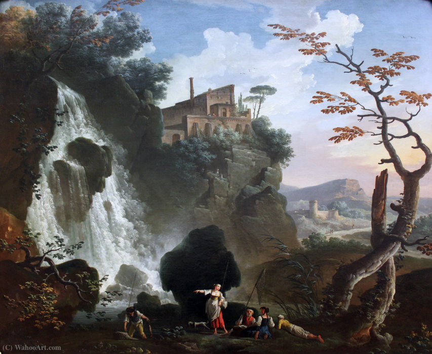 Villa Des Maecenas In Tivoli Anagoria — Charles Francois Lacroix De Marseille