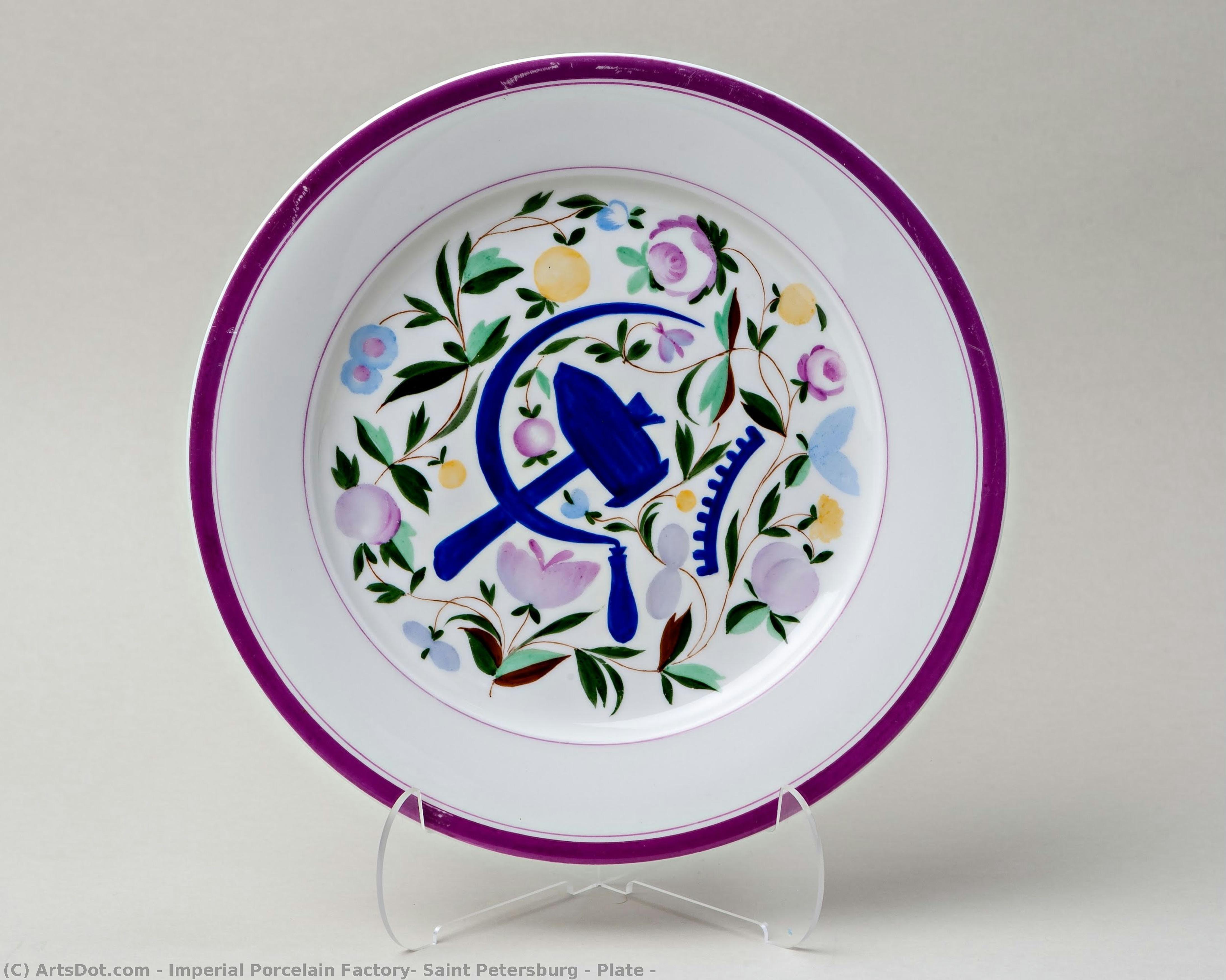 Plate — Imperial Porcelain Factory, Saint Petersburg
