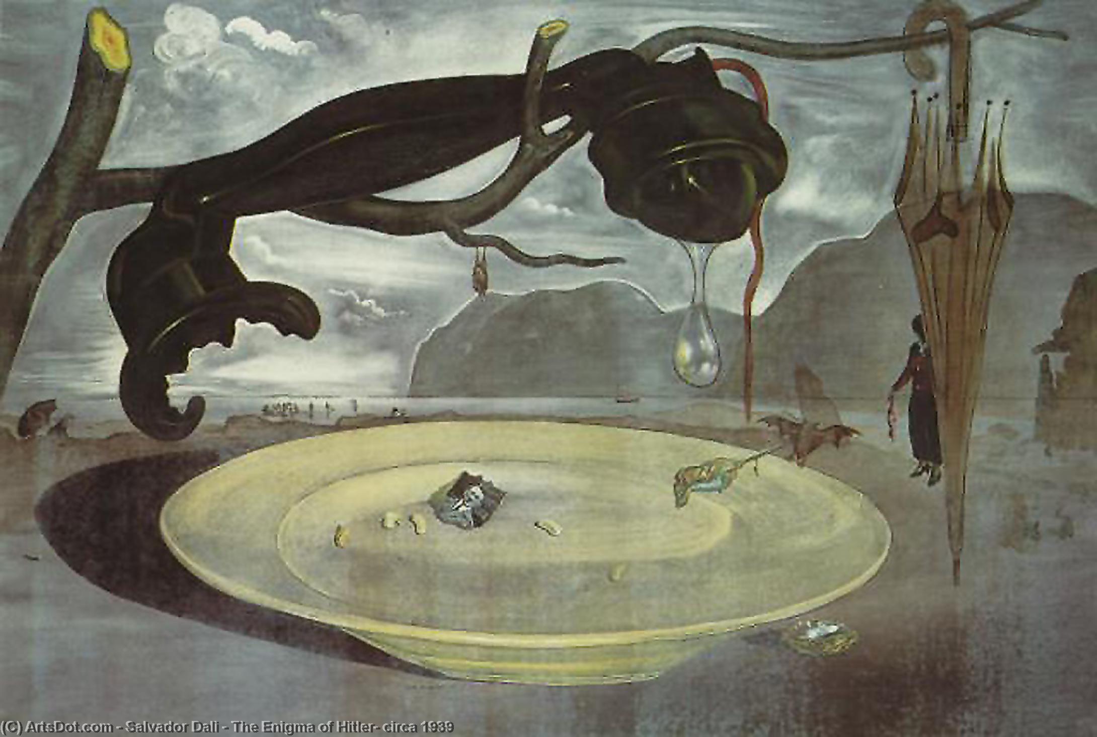 The Enigma Of Hitler, Circa 1939 — Salvador Dalí