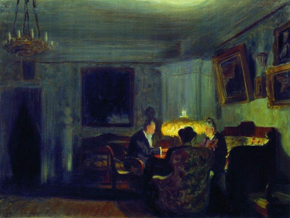 Group Portrait Of Family Schwartz — Борис Кустодиев