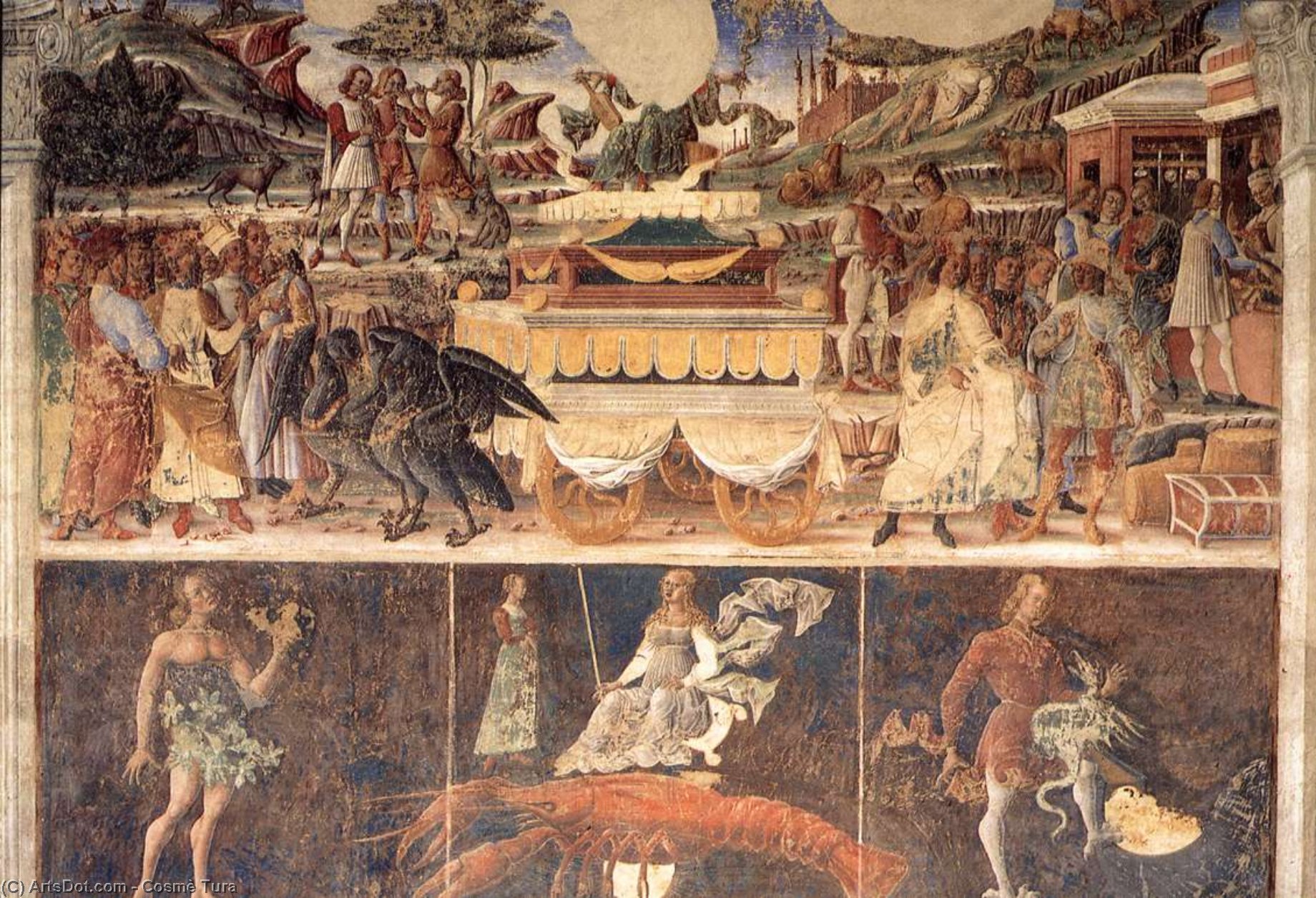 Allegory Of September (detail) — Cosmè Tura