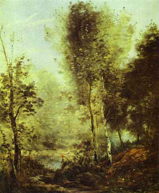 Pool In The Woods — Jean-baptiste-camille Corot