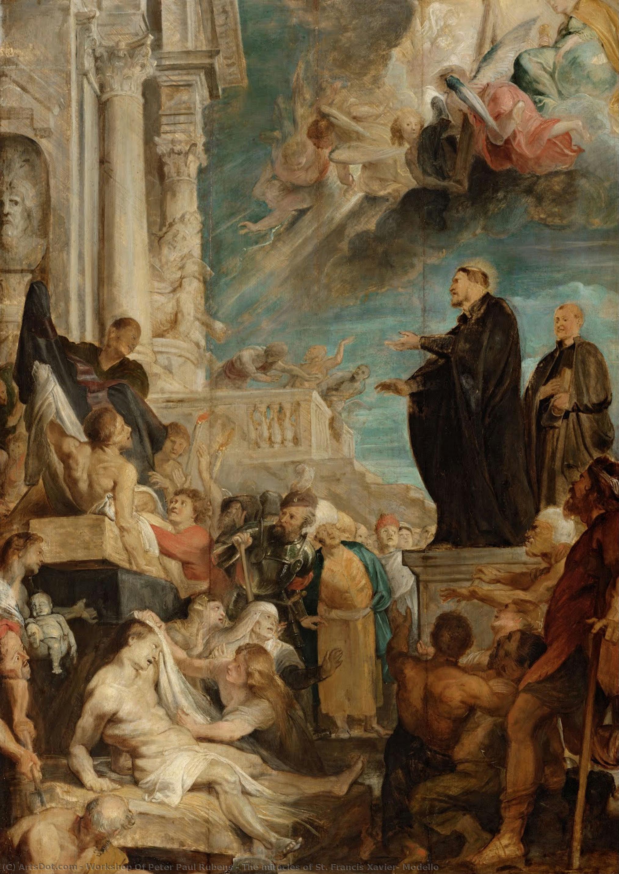 Los Milagros De San Francisco Xavier — Taller De Peter Paul Rubens