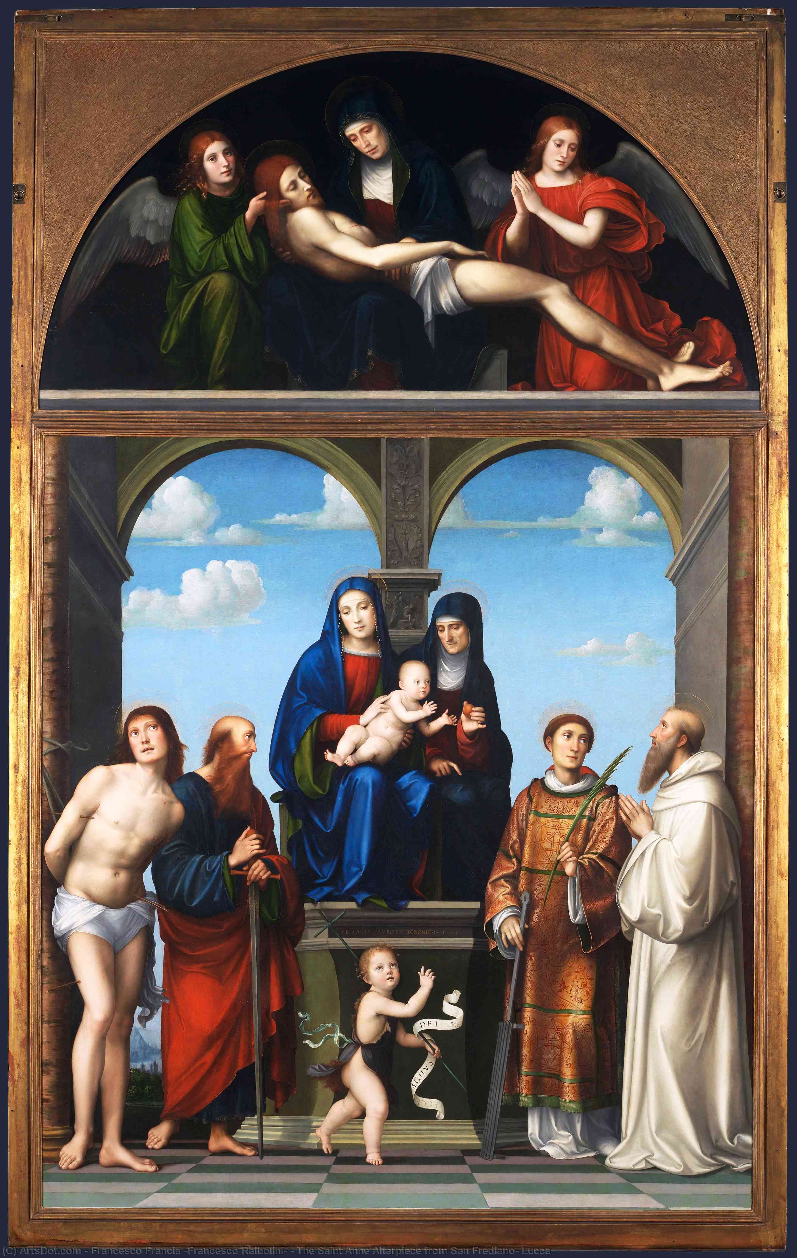 The Saint Anne Altarpiece From San Frediano, Lucca — Francesco Francia (francesco Raibolini)