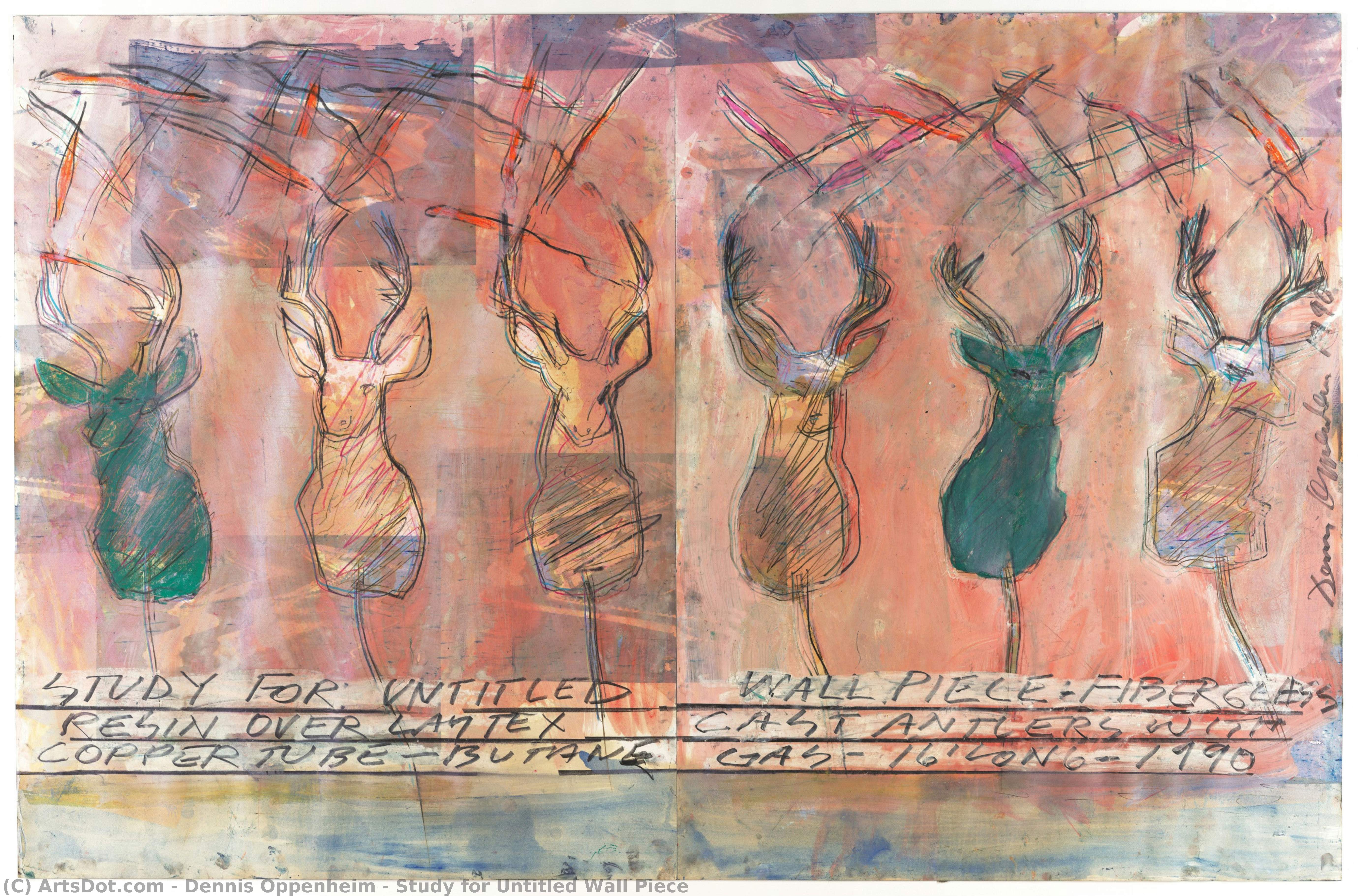 Study For Untitled Wall Piece — Dennis Oppenheim