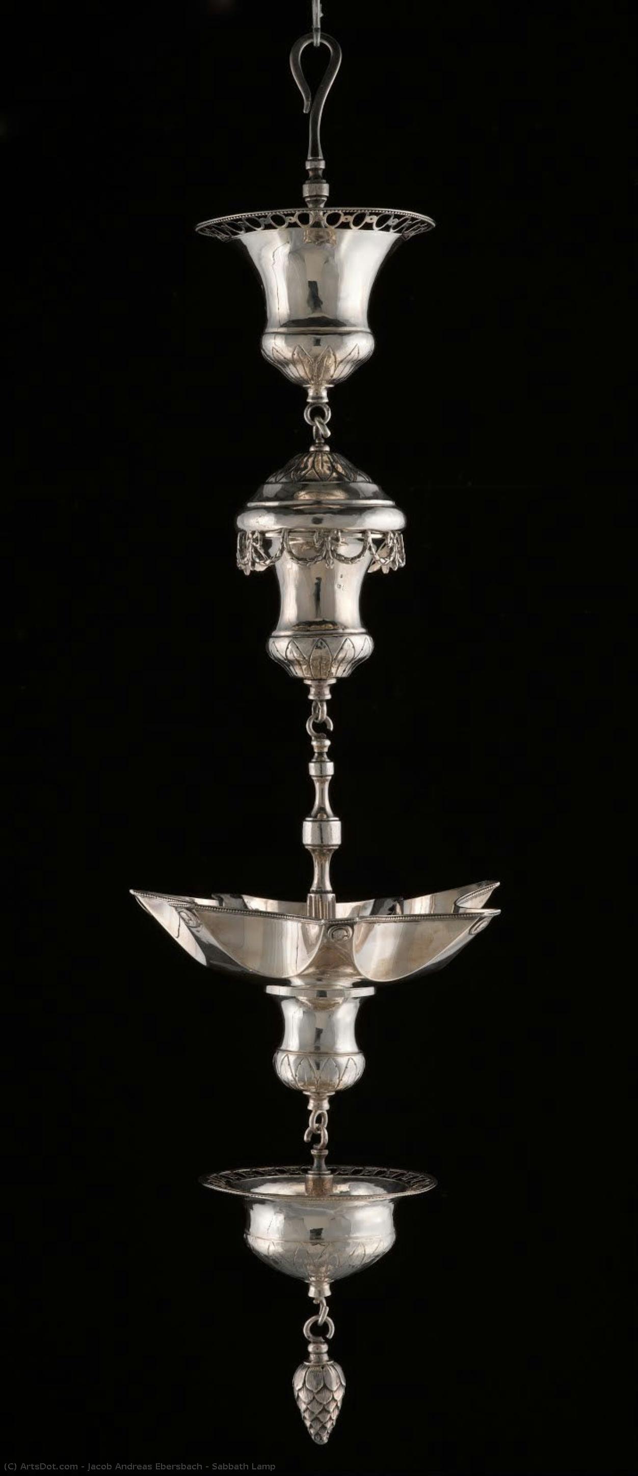 Sabbath Lamp — Jacob Andreas Ebersbach