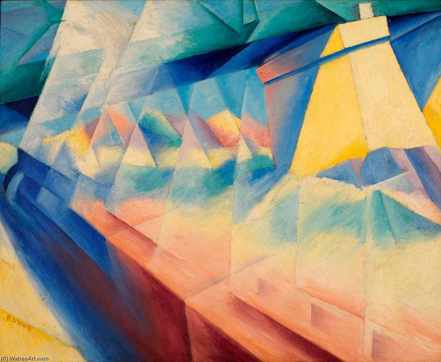 Train In Motion — Hugo Robus