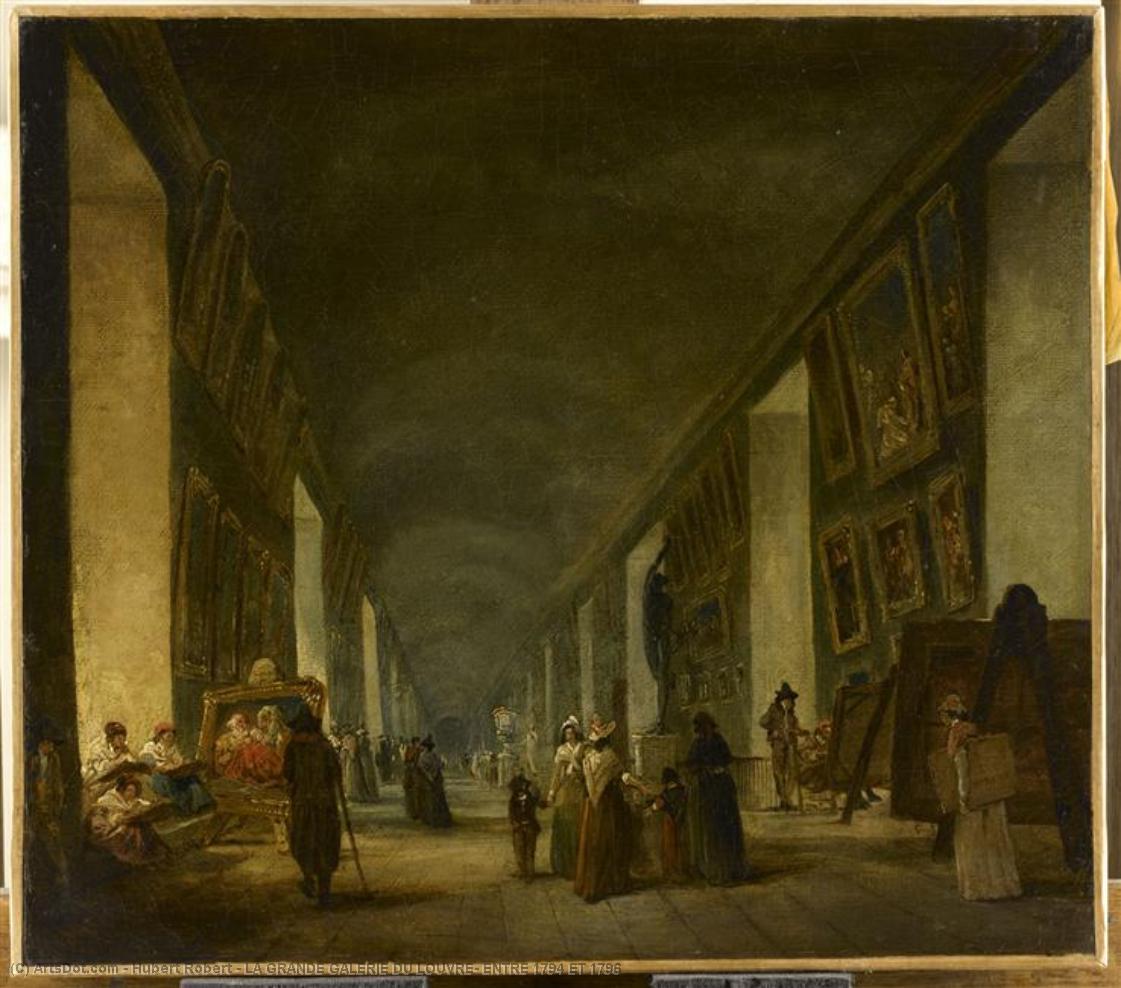 La Grande Galerie Du Louvre, Entre 1794 Et 1796 — Hubert Robert
