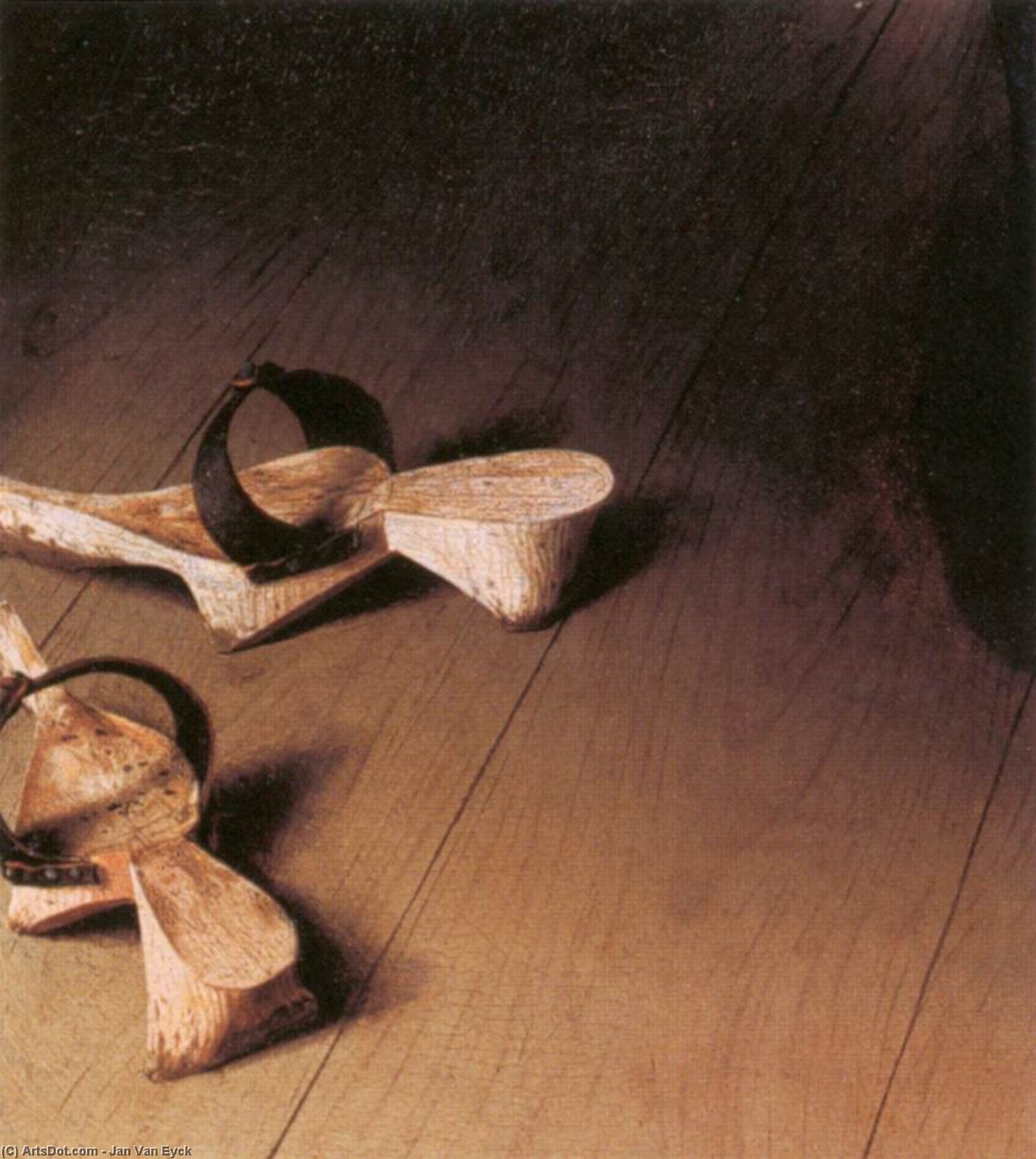 Retrato De Giovanni Arnolfini Y Su Esposa (detalle) — Jan Van Eyck