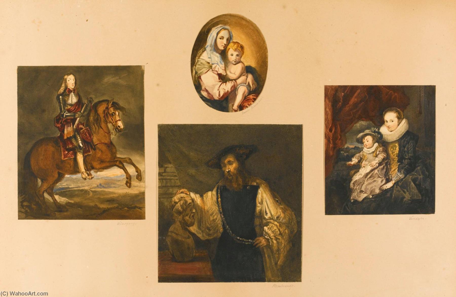 Miniatures Of Old Master Paintings, Comprising — Sir John Tenniel