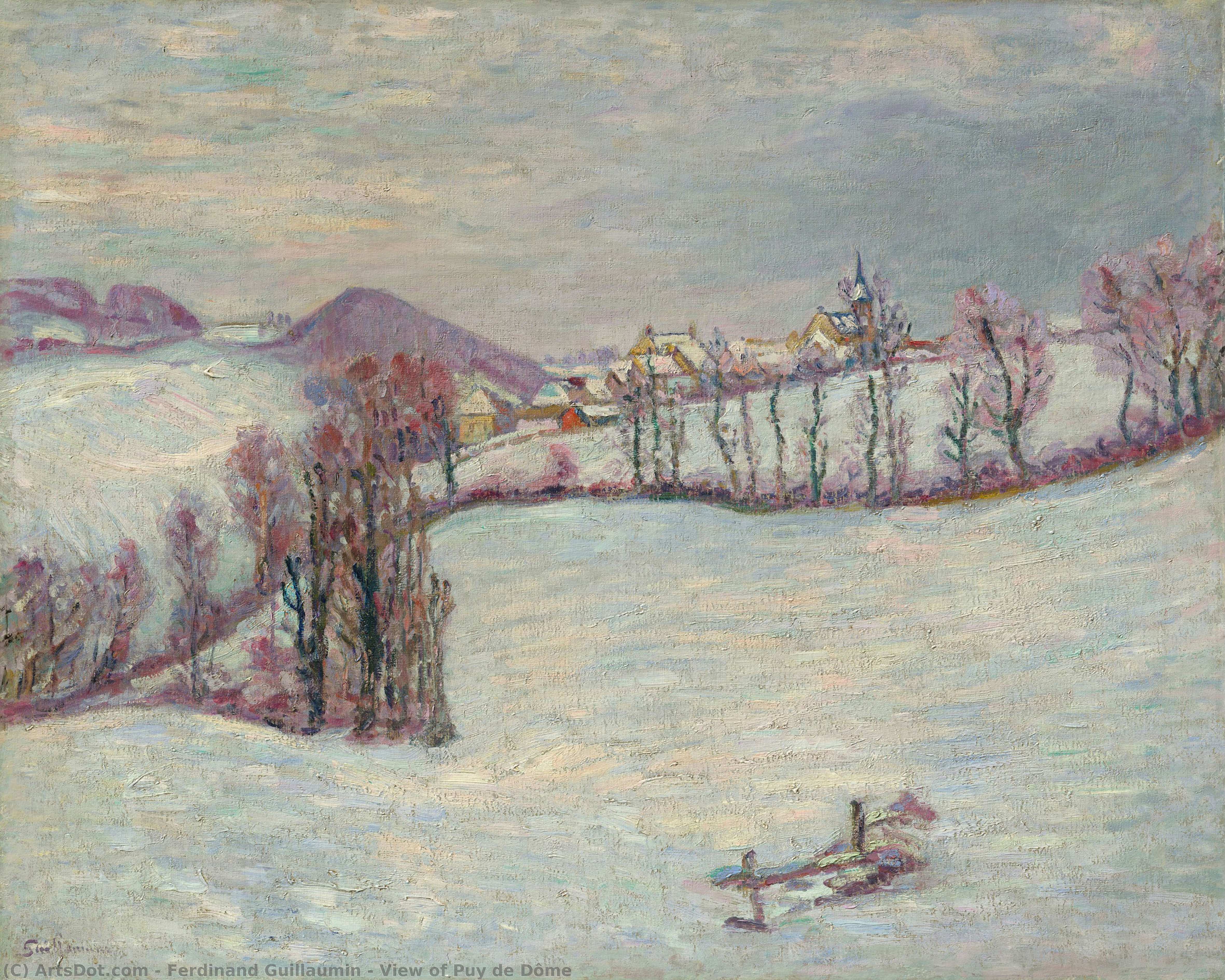 View Of Puy De Dôme — Ferdinand Guillaumin