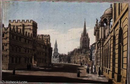 View Of The High Street In Oxford — Joseph Farington