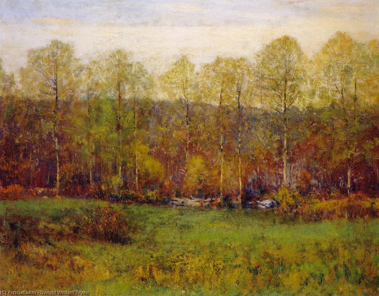 The First Leaves — Dwight William Tryon