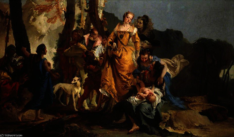 The Finding Of Moses — Giambattista Tiepolo