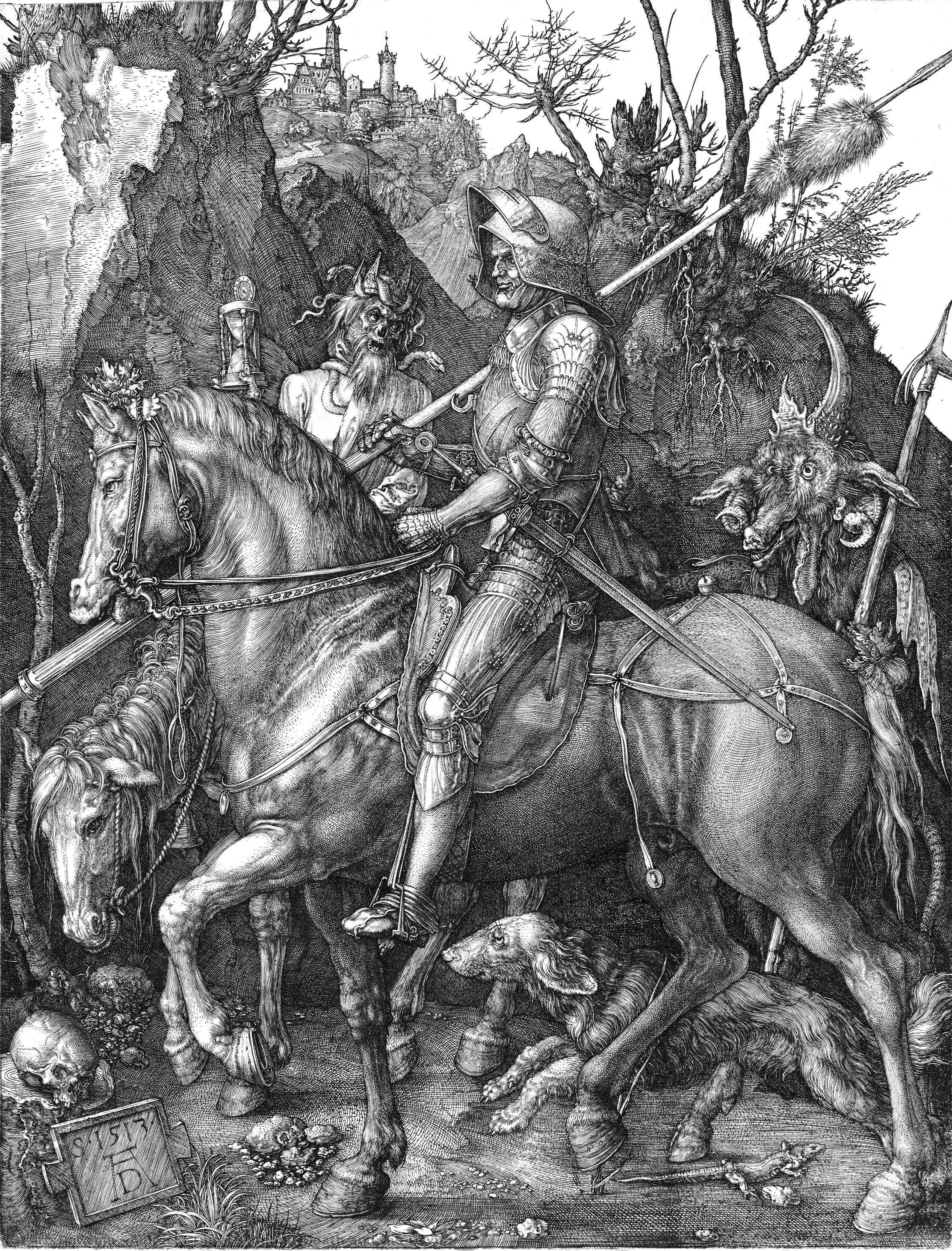 Ritter, Tod Und Teufel — Albrecht Dürer