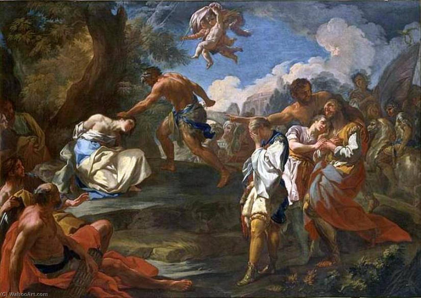 Martyrdom Of Saints Marius, Martha, Audifax And Abacus — Corrado Giaquinto