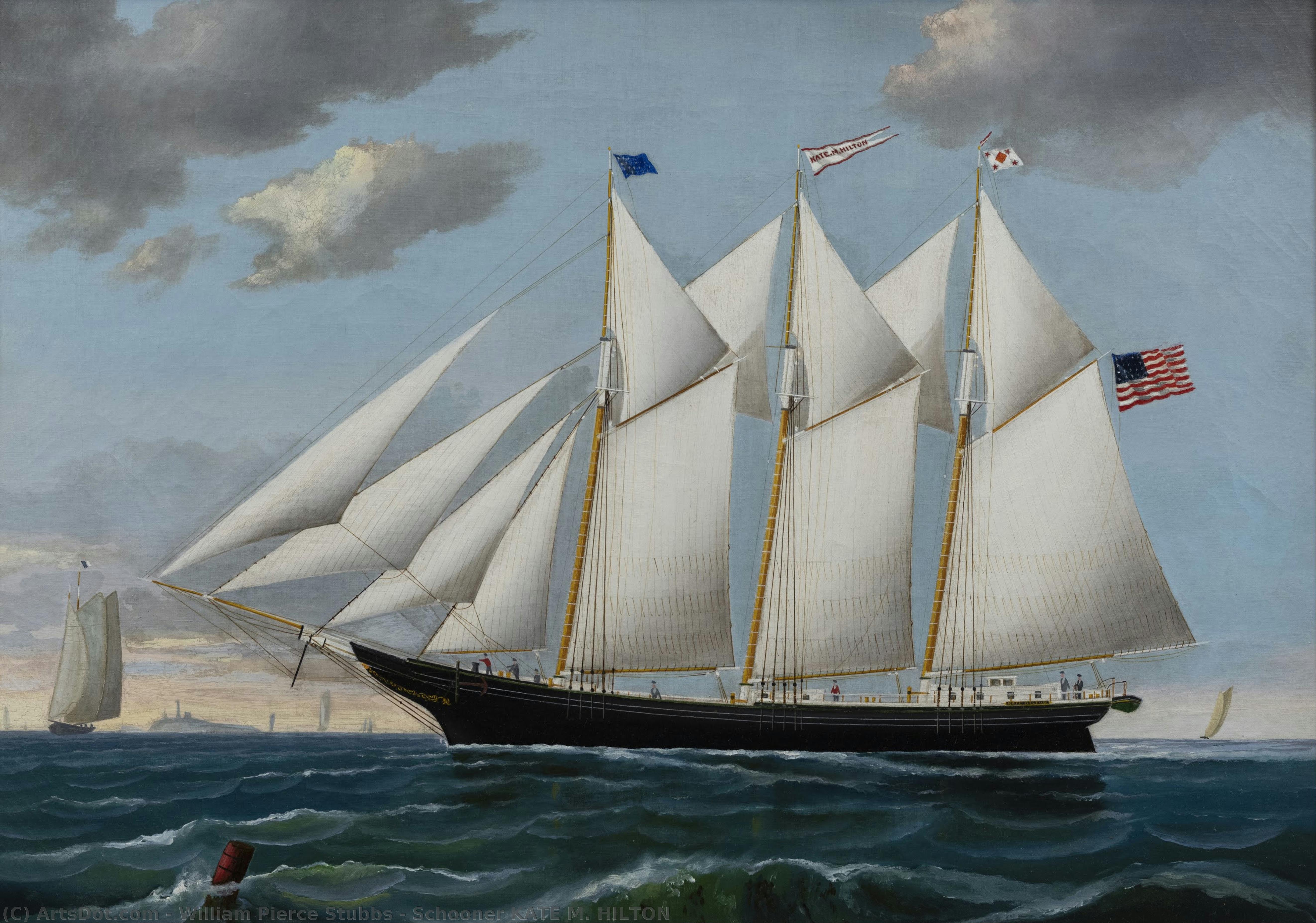 Schooner Kate M. Hilton — William Pierce Stubbs