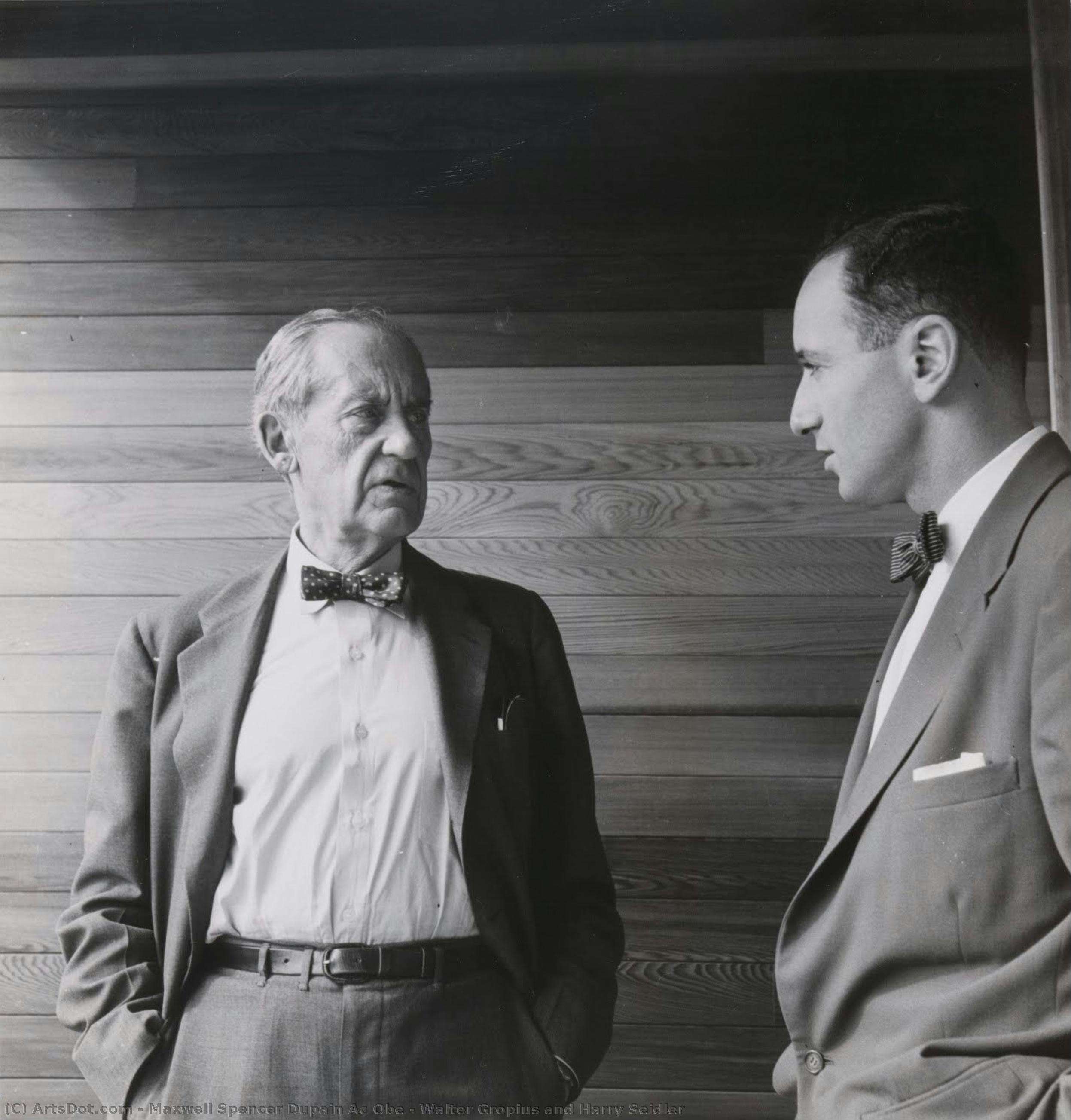 Walter Gropius And Harry Seidler — Maxwell Spencer Dupain Ac Obe
