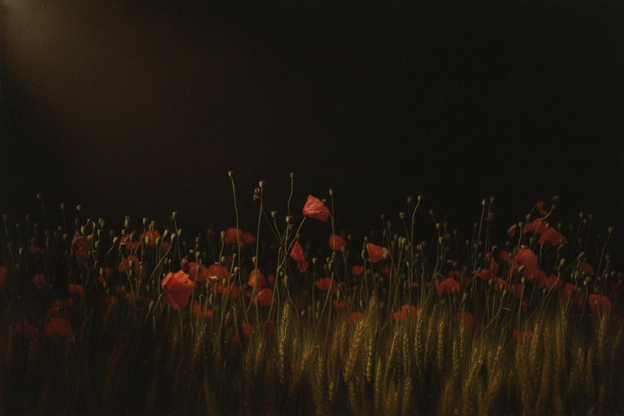 Das Chiaroscuro Von Karmesin Und Gold: Eine Einsame Wacht — Jacques Villedieu