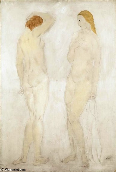 Deux Jeunes Femmes Nues — Léonard Tsuguharu Foujita