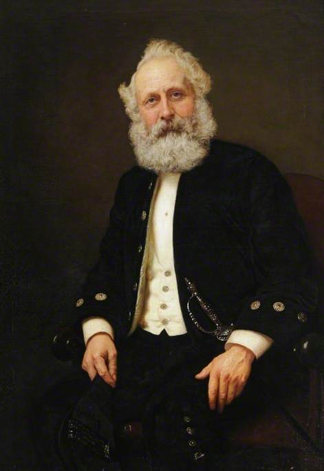 Portrait Of A Nineteenth Century Gentleman In Court Dress — Ernest Gustave Girardot
