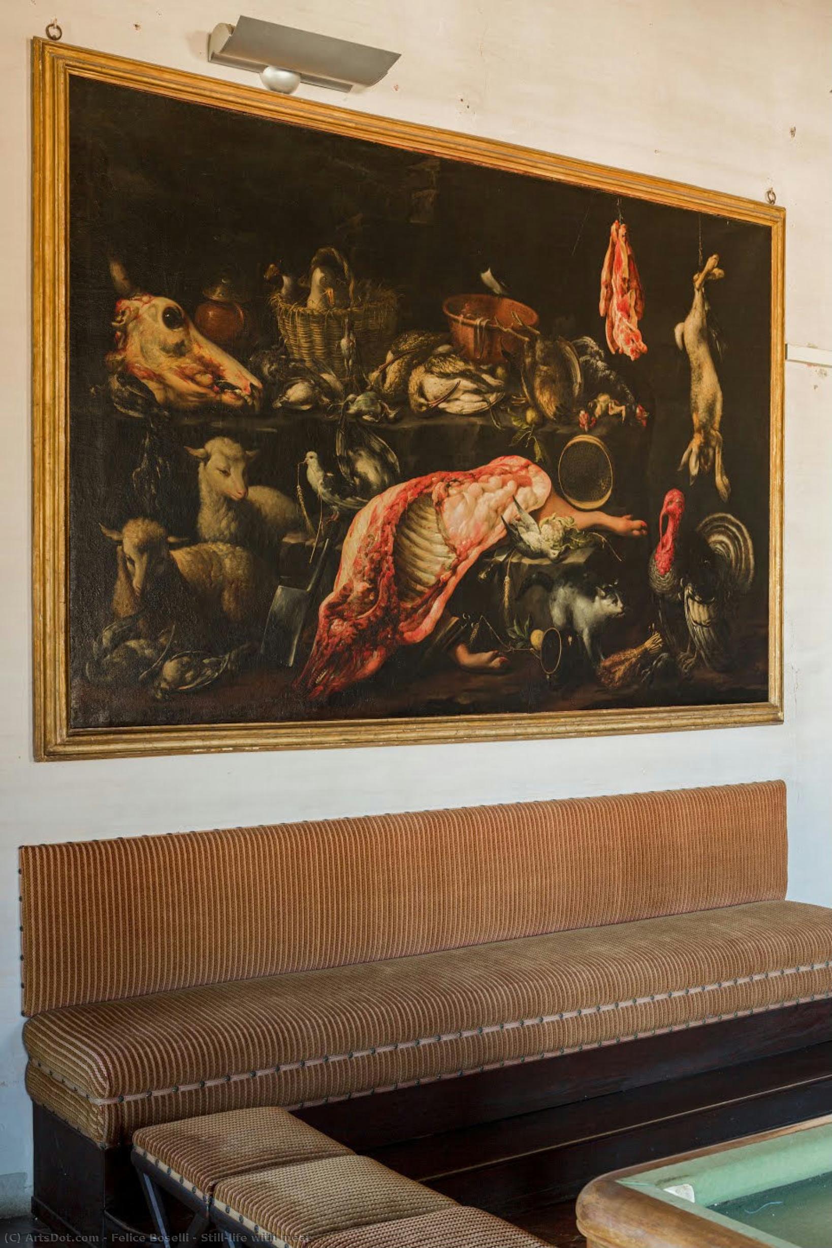 Still-life With Meat — Felice Boselli