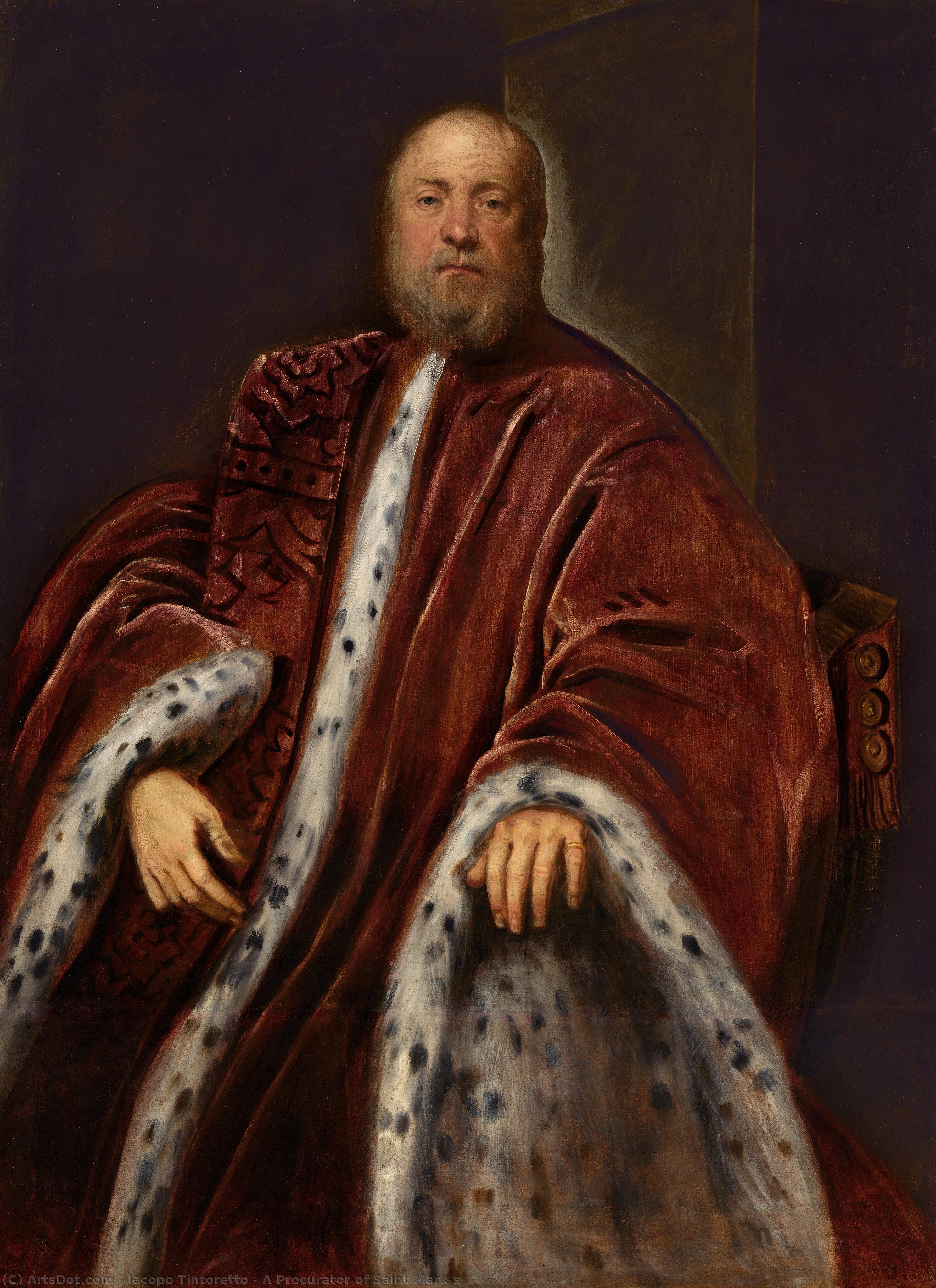 A Procurator Of Saint Mark's — Jacopo Tintoretto