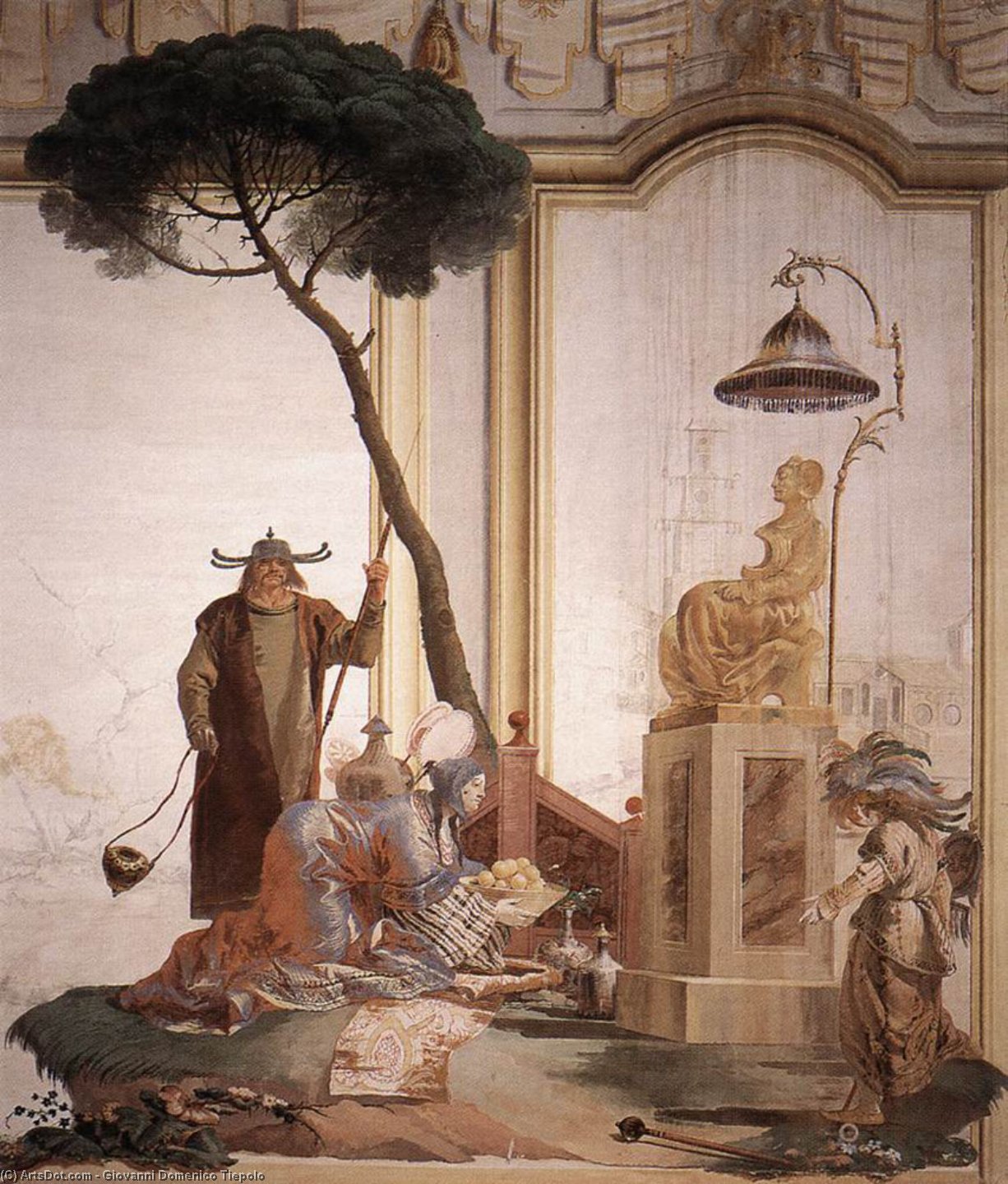 Offering Of Fruits To Moon Goddess — Giovanni Domenico Tiepolo