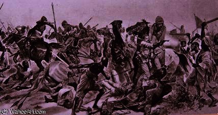 Dervish Warriors At Omdurman — Richard Caton Woodville