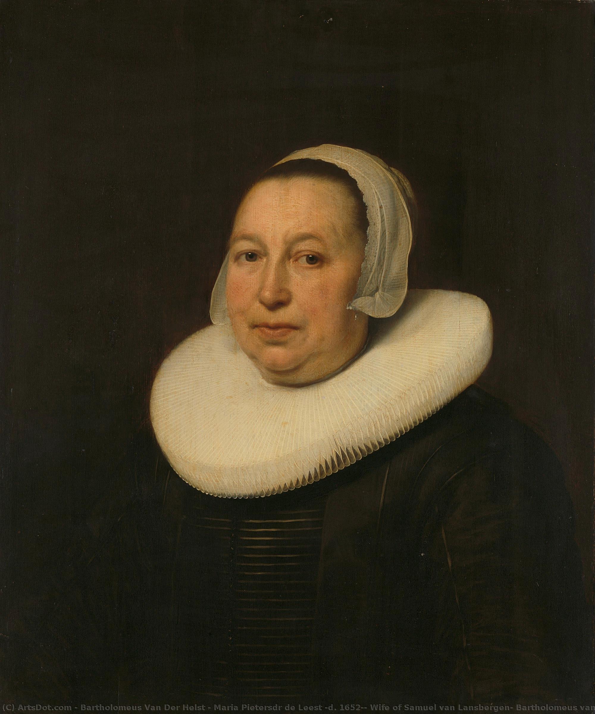Maria Pietersdr De Leest (d. 1652), Wife Of Samuel Van Lansbergen, Bartholomeus Van Der Helst, 1646 — Bartholomeus Van Der Helst