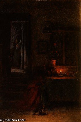 Study Of An Interior — Фредерик Дэниел Харди