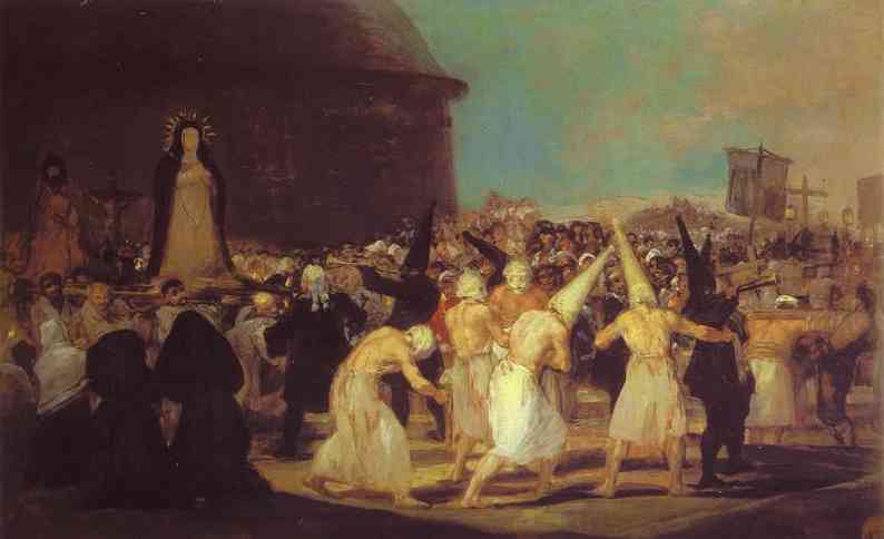A Procession Of Flagellants — Francisco José De Goya Y Lucientes