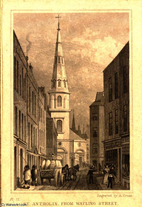 St Antholin Cruse — Томас Хосмер Шепперд