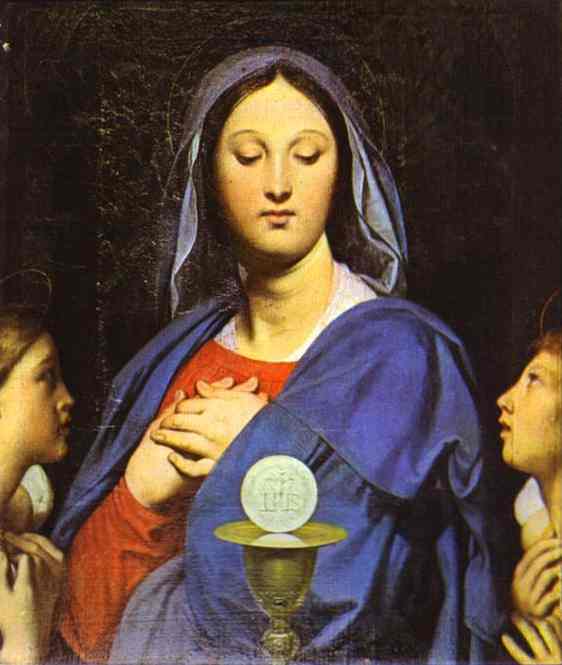 The Virgin Of The Host2 — Jean-auguste-dominique Ingres