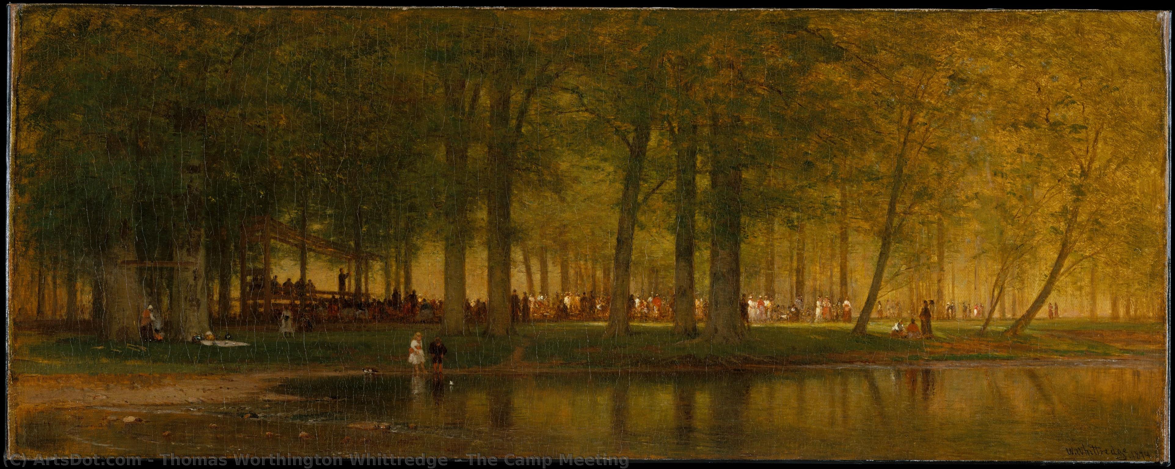 The Camp Meeting — Thomas Worthington Whittredge