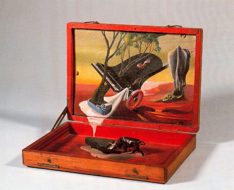 Box With Piano And Bull — Oscar Dominguez