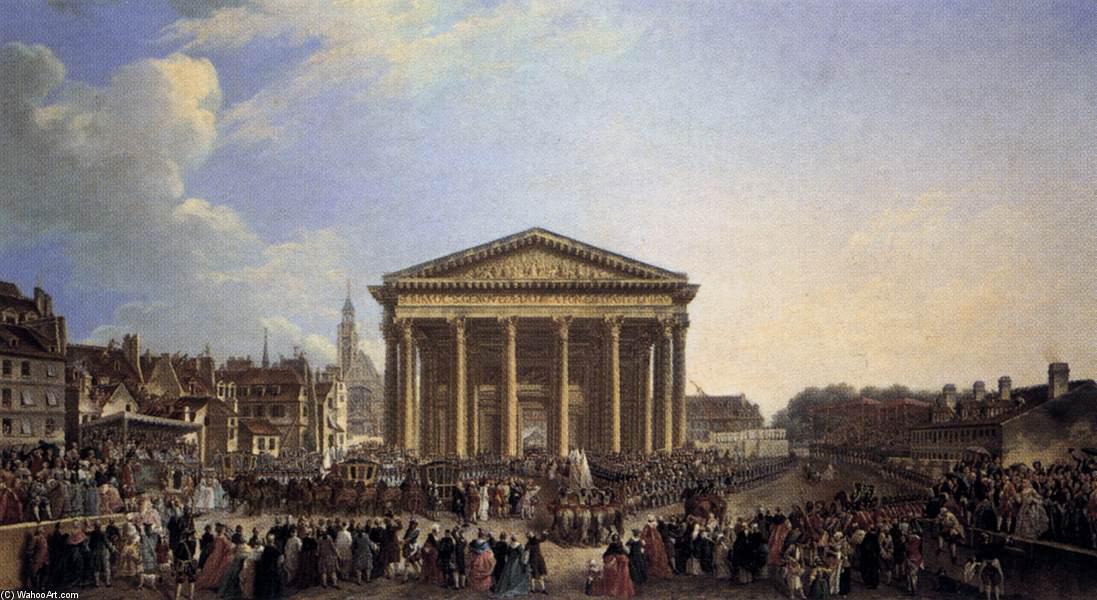 Official Laying Of The Cornerstone Of The New Church Of Sainte-geneviève — Pierre Antoine Machy